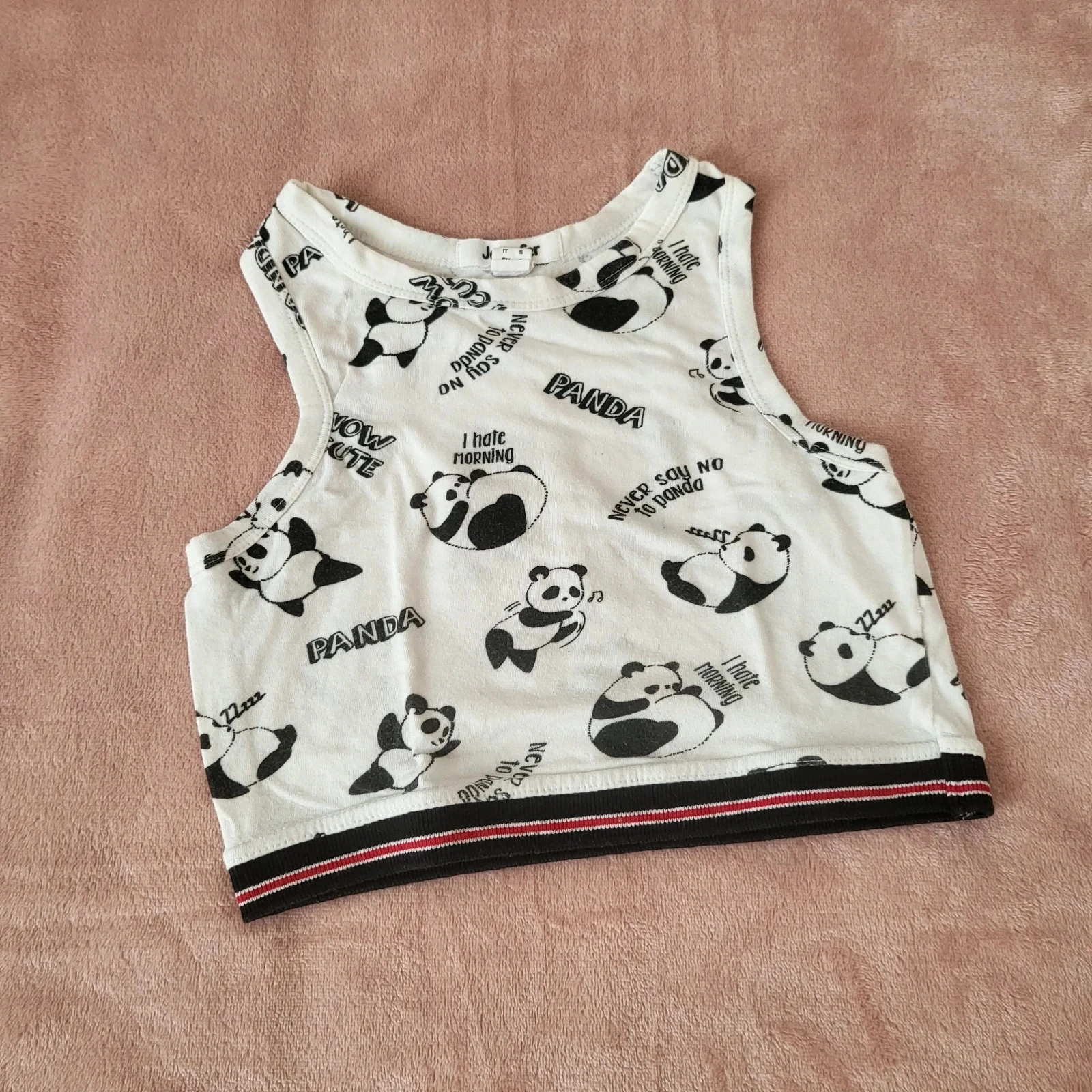 Crop top panda